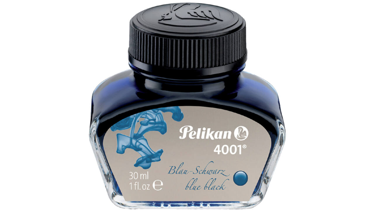 Vulpeninkt Pelikan 4001 30ml blauw/zwart