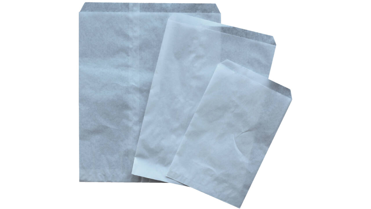 Verpakkingszak IEZZY blanco 150x220mm doos à 1000 stuks wit