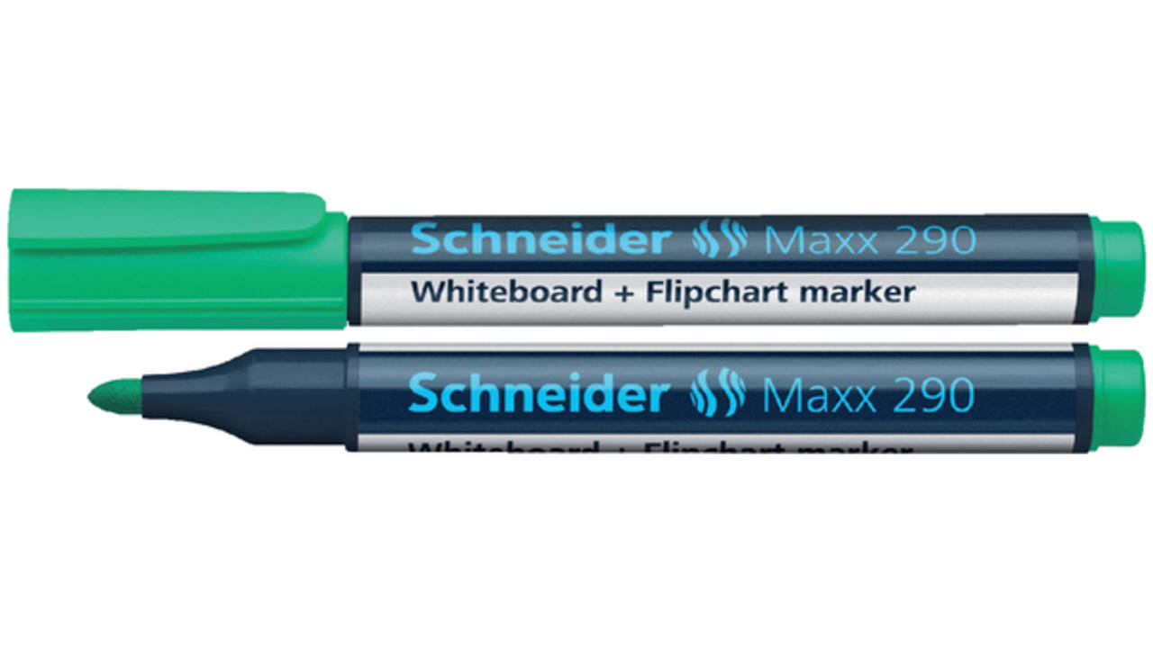 Viltstift Schneider Maxx 290 whiteboard rond 2-3mm groen