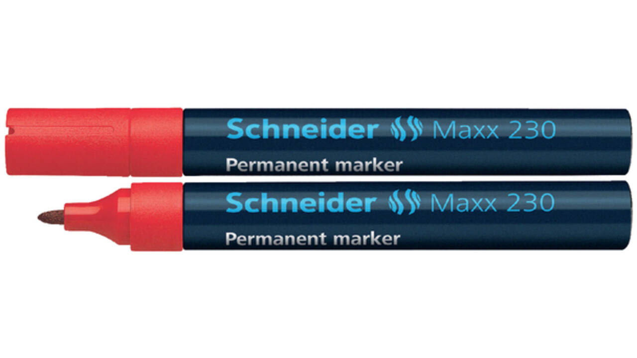 Viltstift Schneider Maxx 230 rond 1-3mm rood