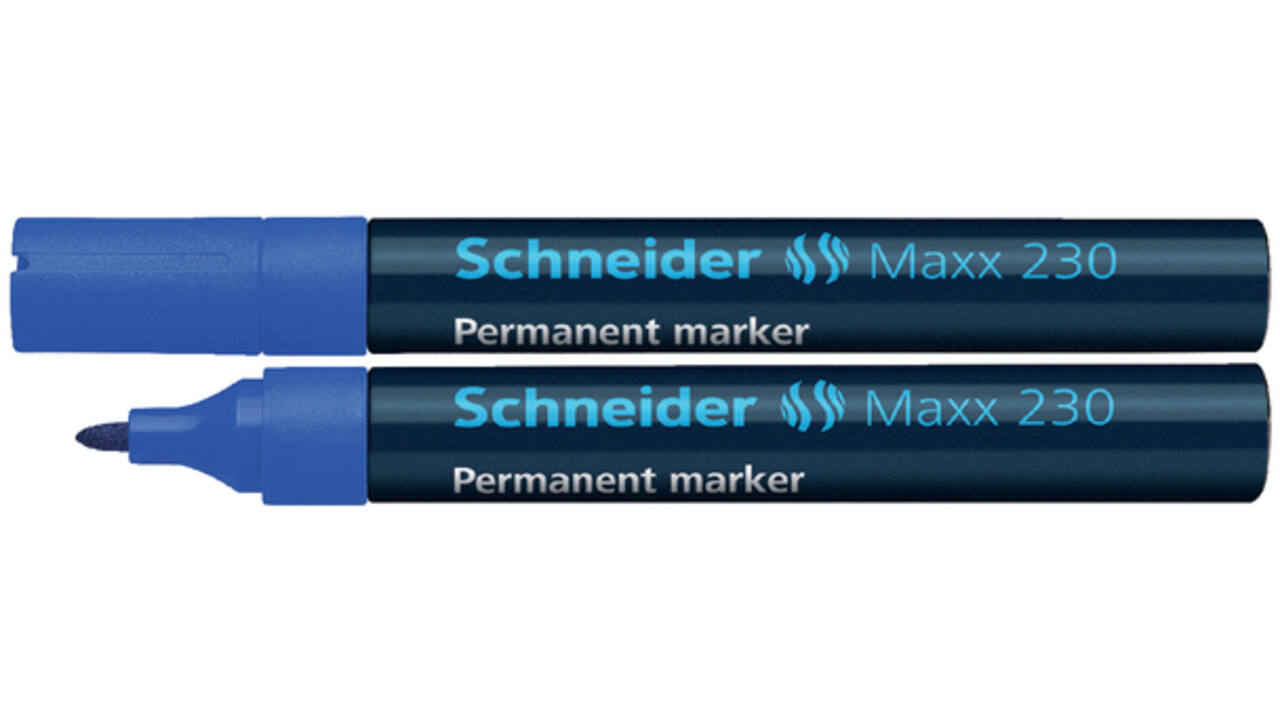 Viltstift Schneider Maxx 230 rond 1-3mm blauw