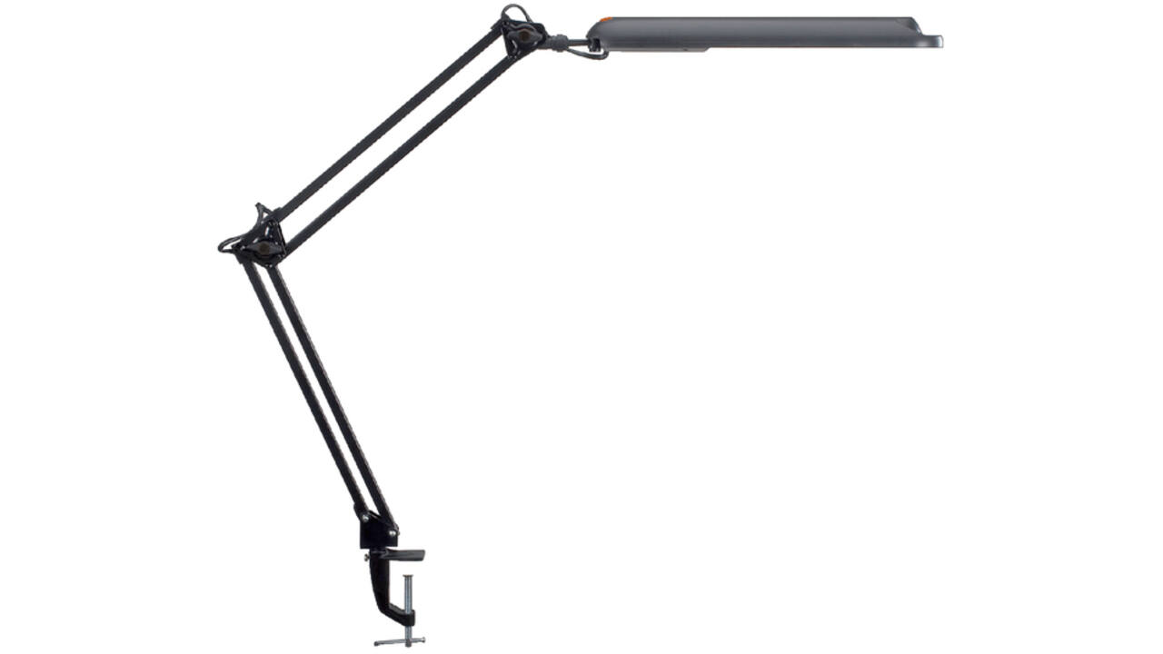 Bureaulamp MAUL Atlantic LED tafelklem zwart