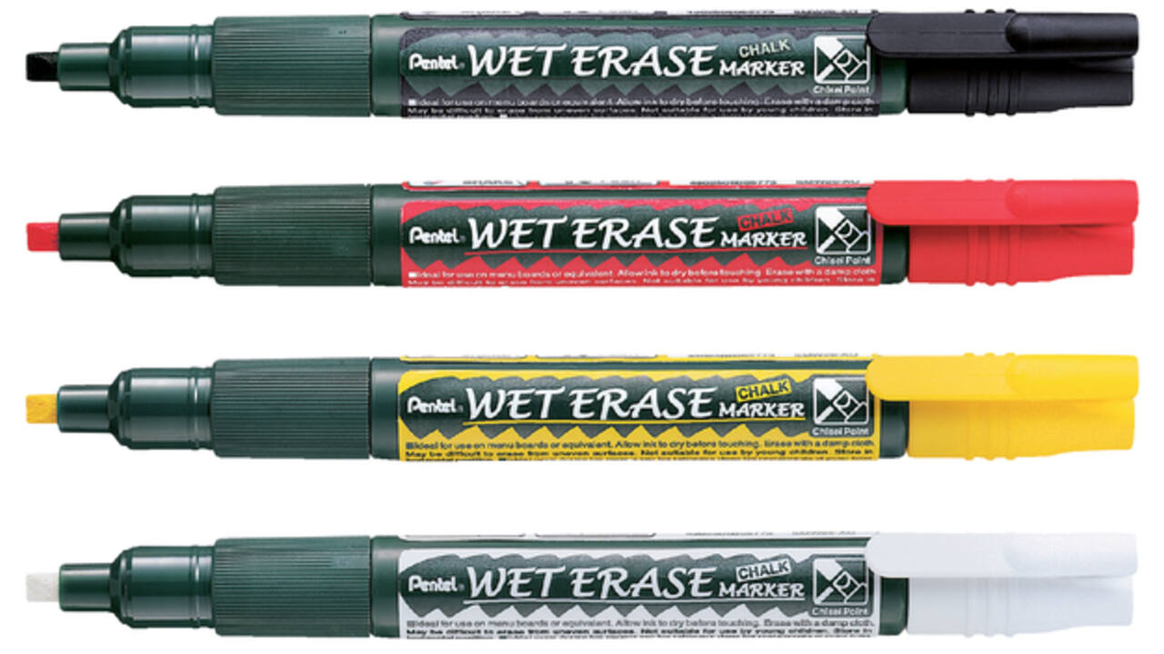 Krijtstift Pentel SMW26 1.5-4mm geel