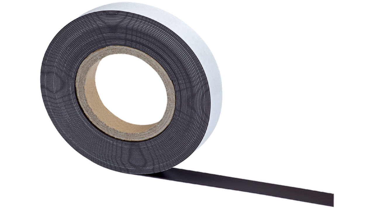 Magneetband MAUL 10mx45mmx1mm zelfklevend