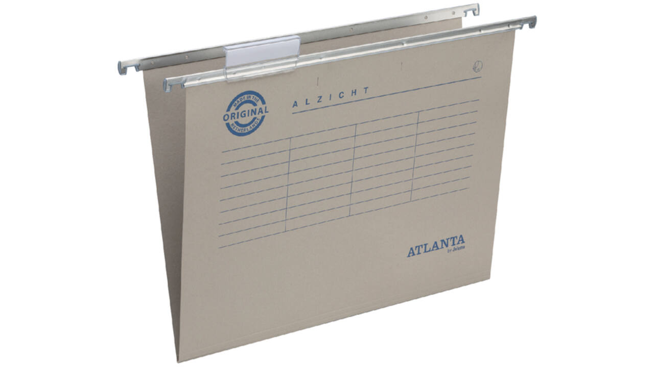Hangmap Djois Alzicht folio frontaal recycled V-bodem 250gr grijs