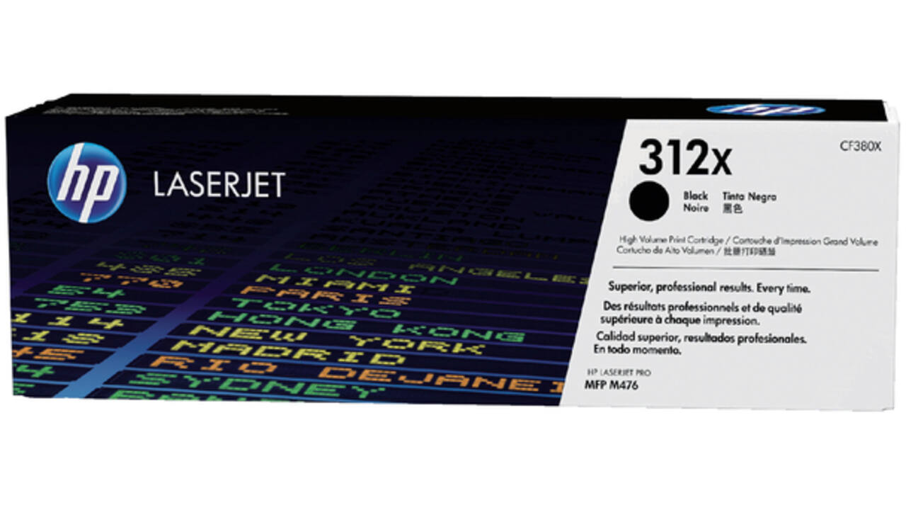 Tonercartridge HP CF380X 312X zwart