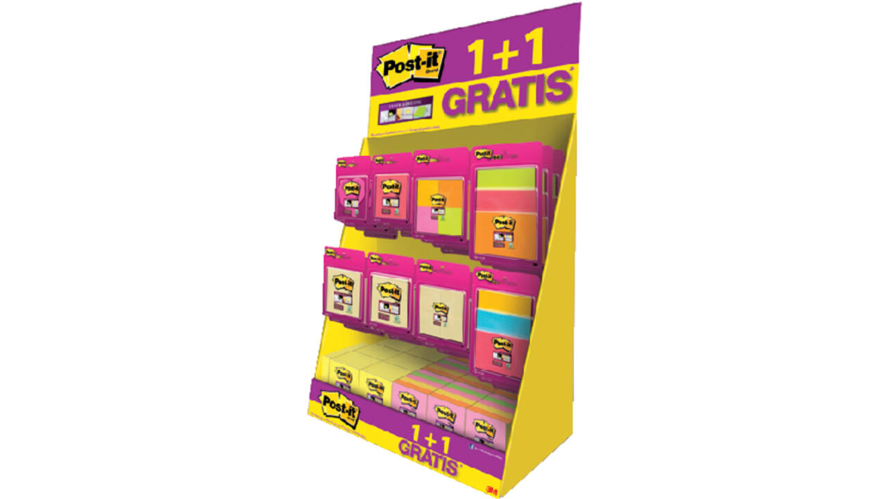 Memoblok Post-it 6920 Super Sticky 76x76mm geel