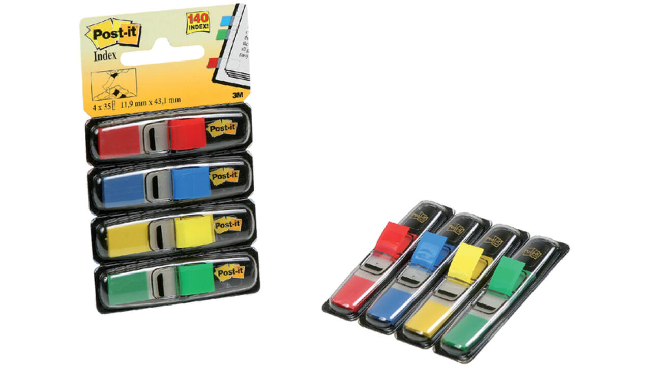 Indextabs Post-it 6834 11,9x43,1mm assorti