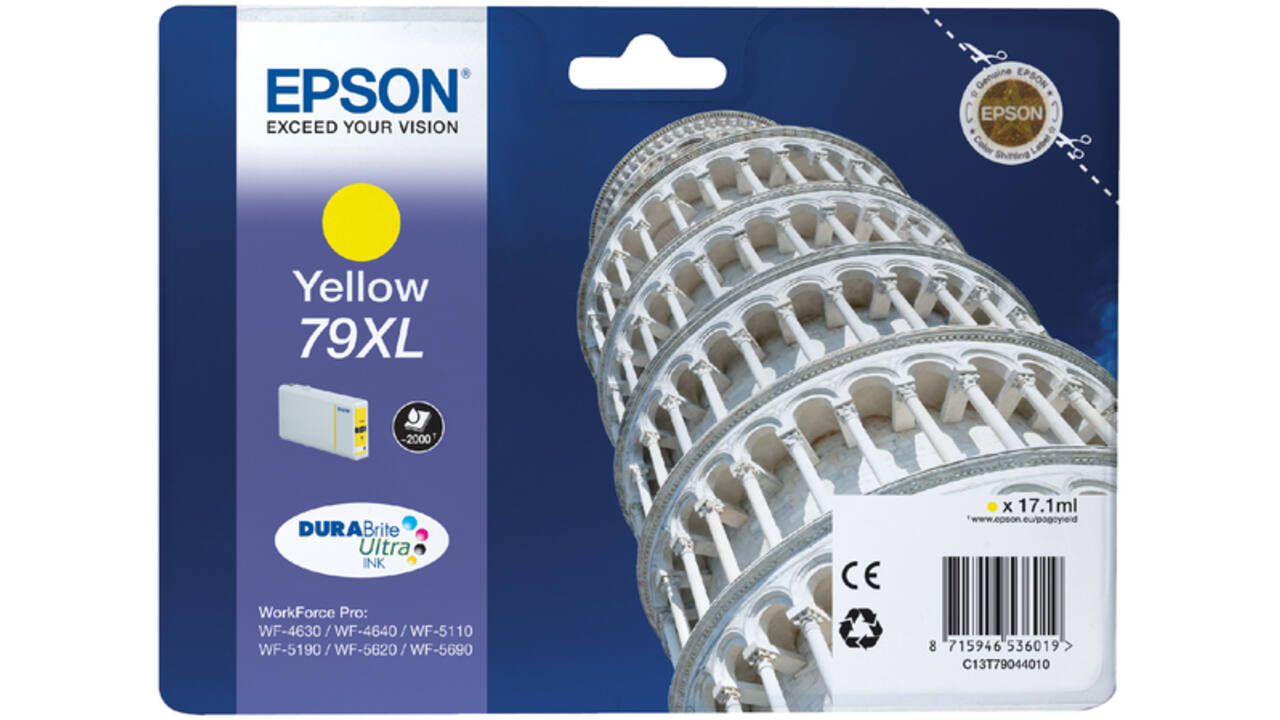 Inktcartridge Epson 79XL T7904 geel