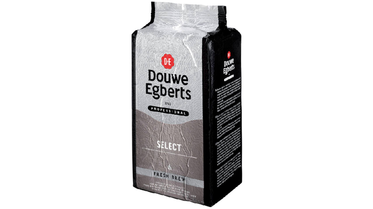 Koffie Douwe Egberts Fresh Brew Select voor automaten 1000gr