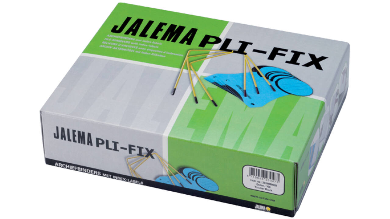 Archiefbinder JalemaClip Pli-fix geel