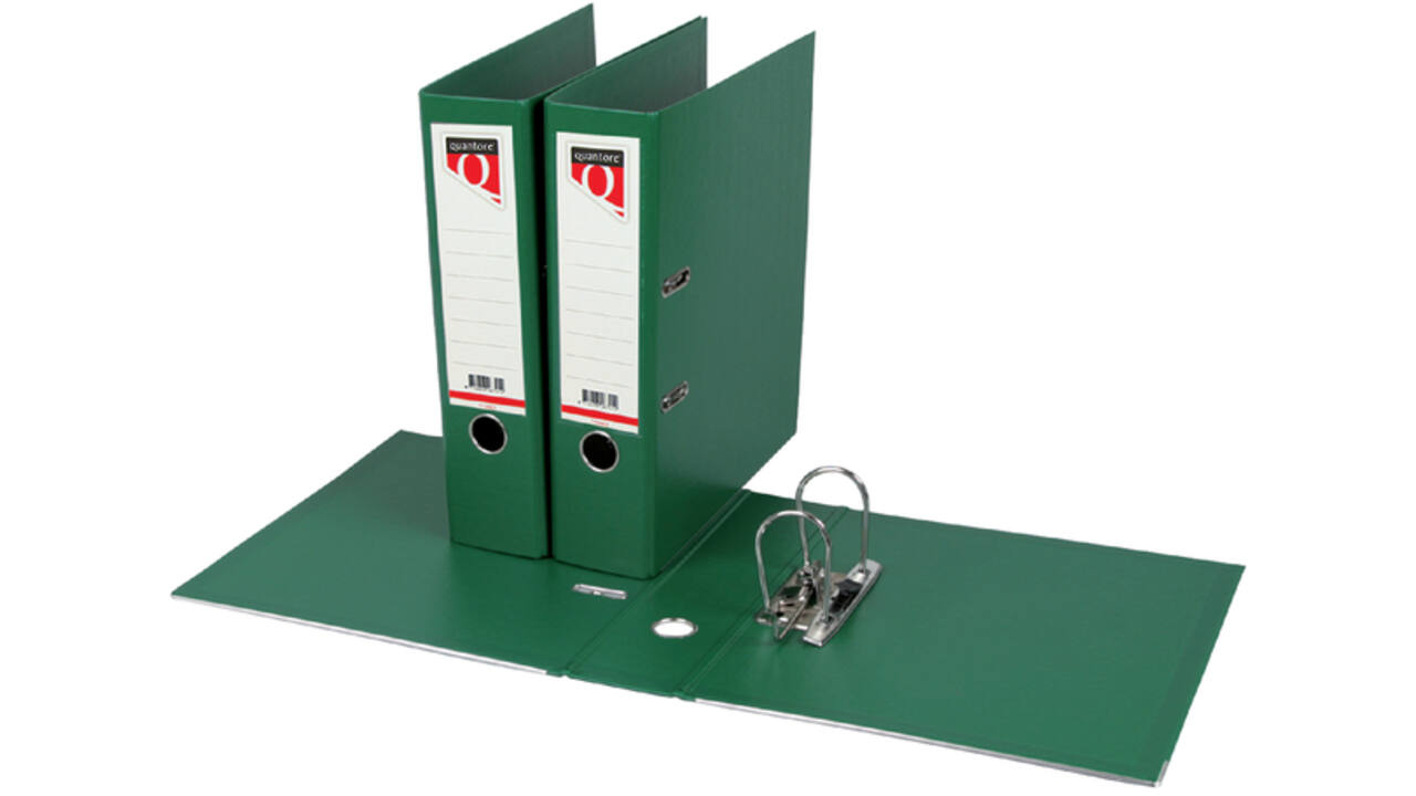 Ordner Quantore A4 80mm PP groen