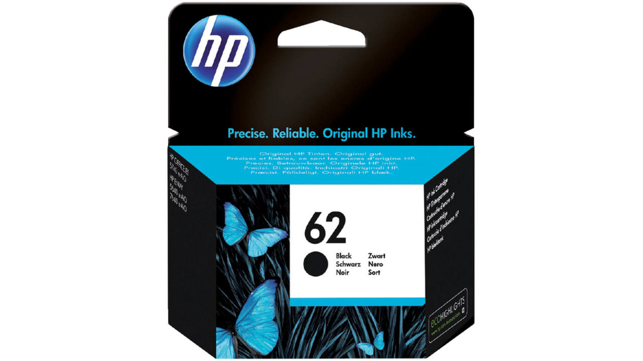 Inktcartridge HP C2P04AE 62 zwart