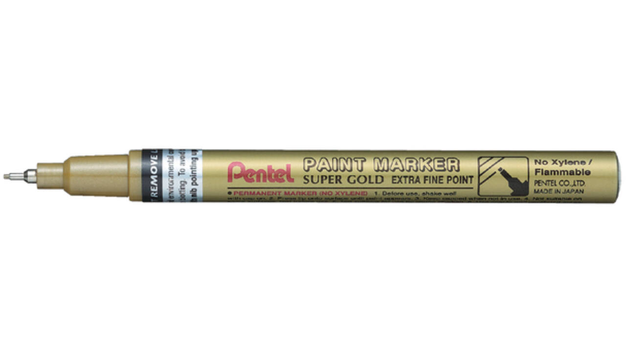 viltstift Pentel MFP10 rond 0.7mm goud