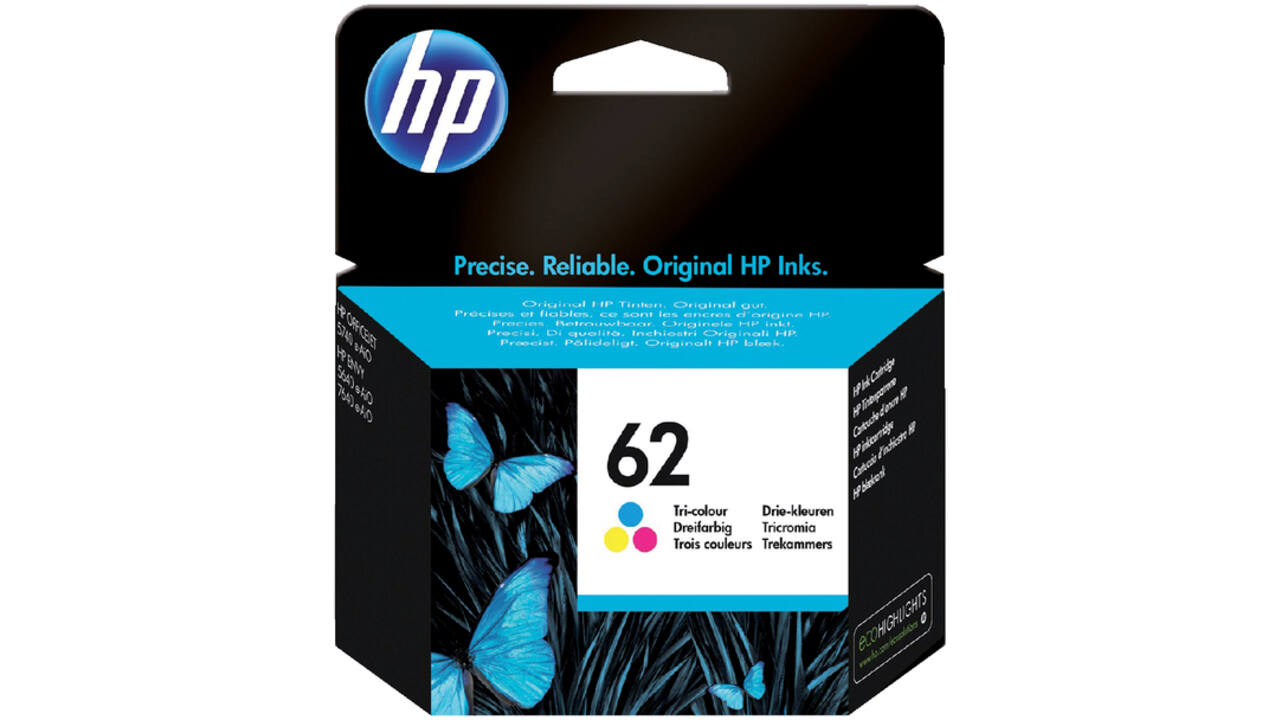 Inktcartridge HP C2P06AE 62 kleur