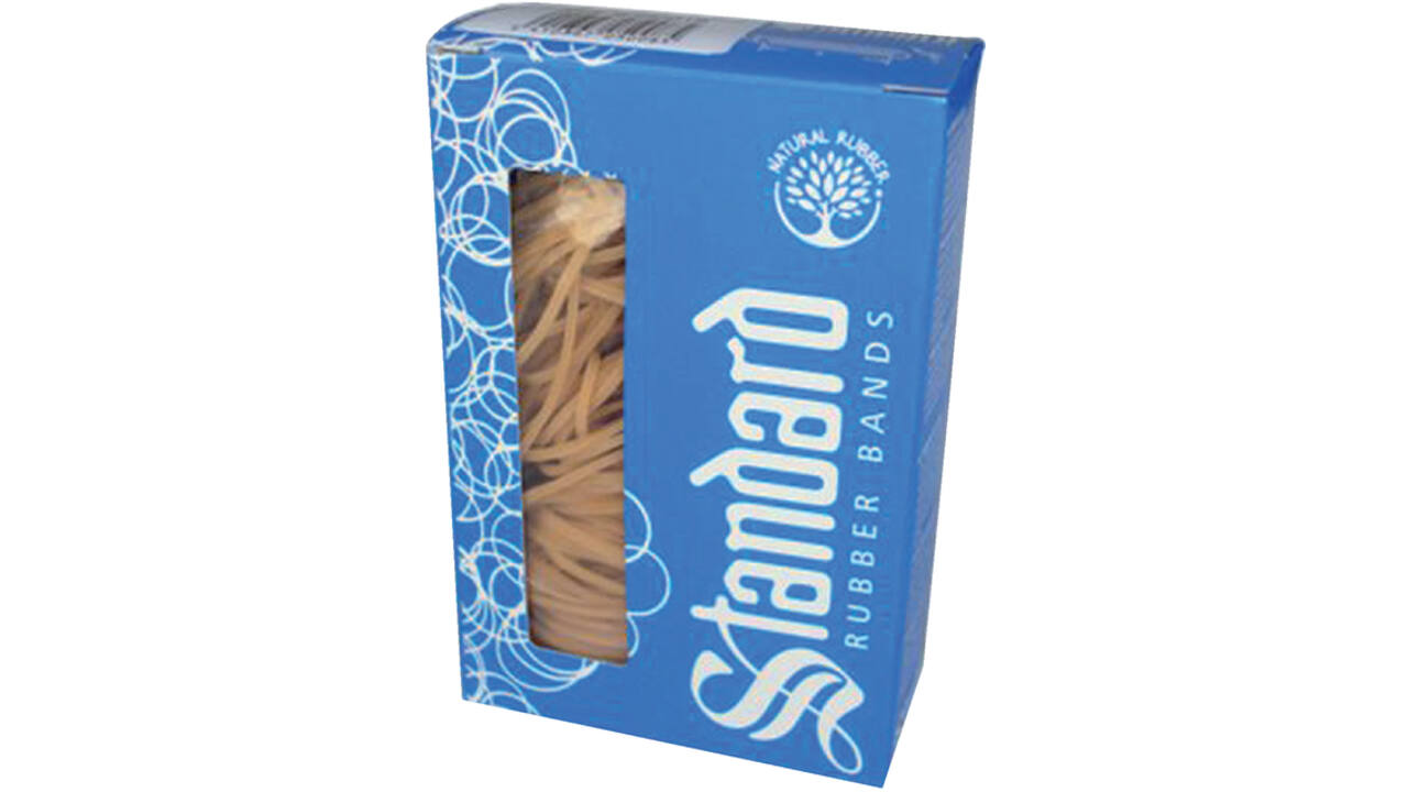 Elastiek Standard Rubber Bands 14 50x1.5mm 50gr 260 stuks bruin