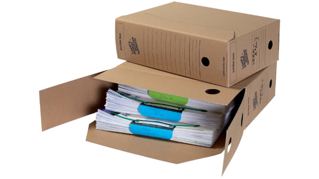 Gemeentearchiefdoos Loeff's Jumbo Box 3007 370x255x115mm