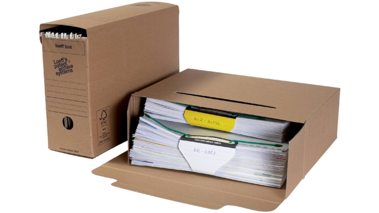 Archiefdoos Loeff's Box 3030 folio 370x260x115mm