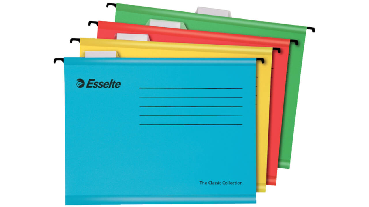 Hangmap Esselte Classic A4 V-bodem 345x240mm wit