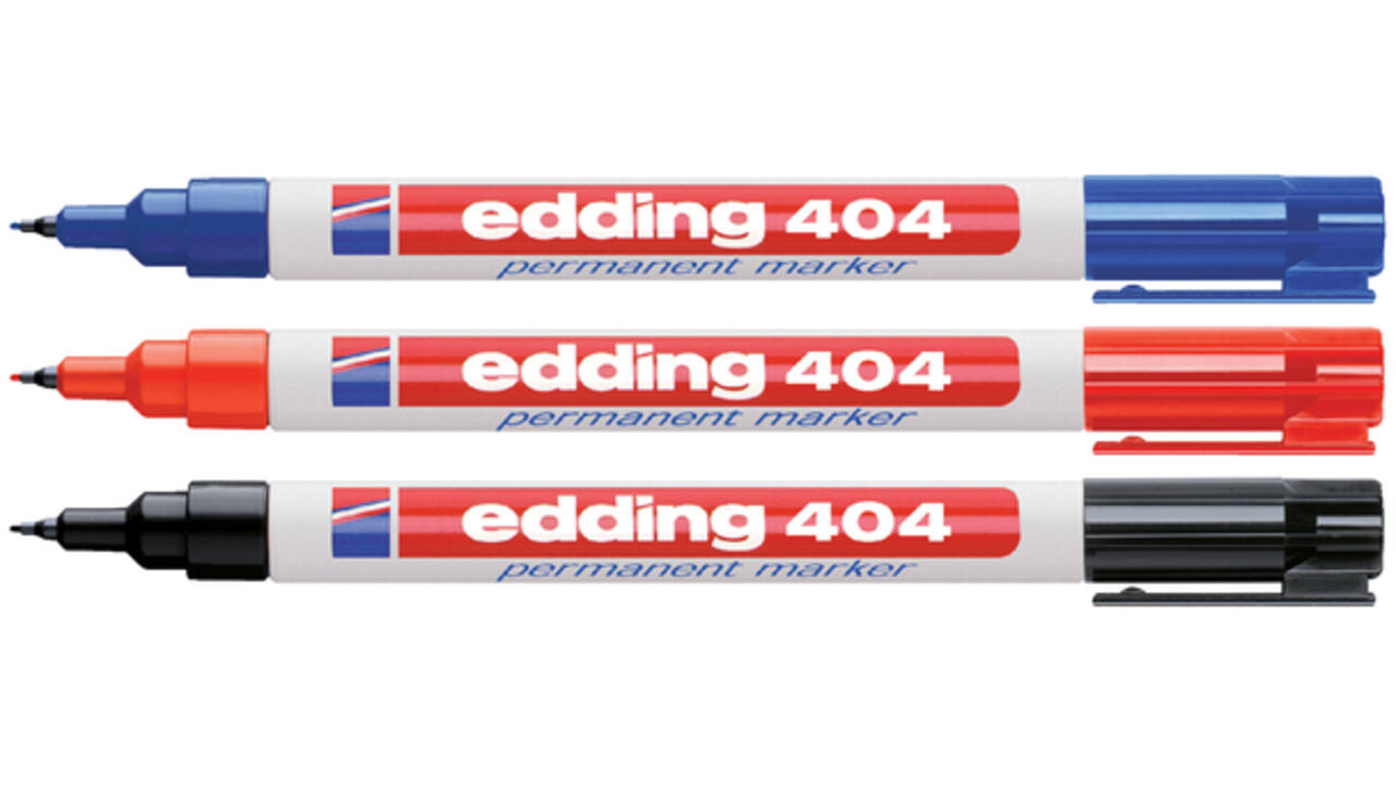 Viltstift edding 404 rond 0.75mm rood