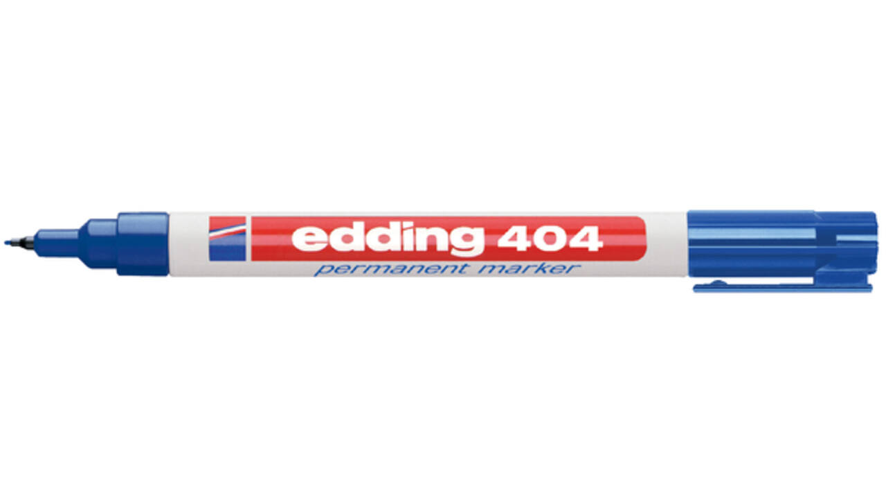 Viltstift edding 404 rond 0.75mm blauw
