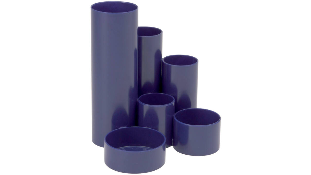 Pennenkoker MAUL Tubo blauw 6-vaks Ø15x12.5cm