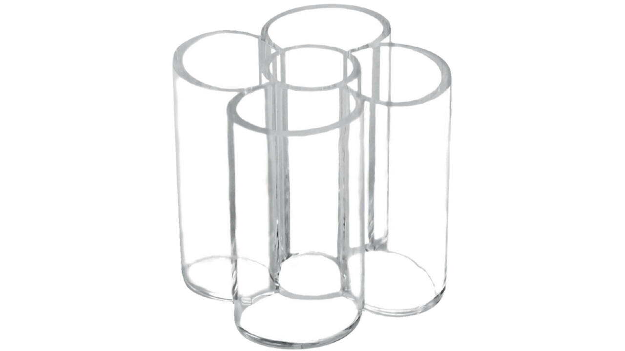 Pennenkoker MAUL 5 vaks rond Ø 10cm acryl