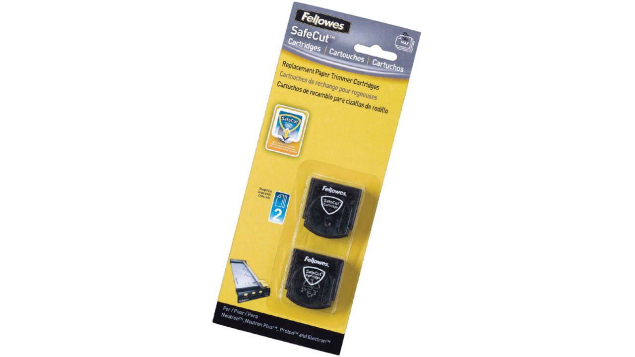 Snijmachinekop Fellowes Safecut recht 2x