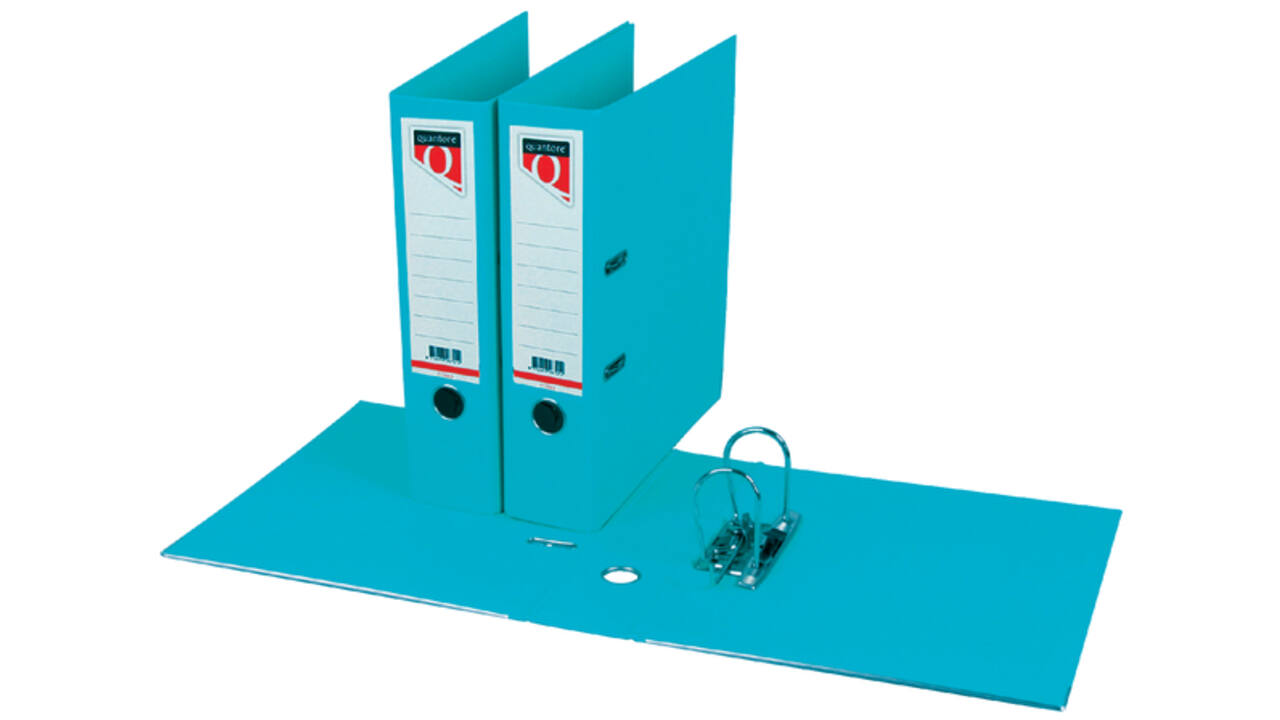 Ordner Quantore A4 80mm PP turquoise