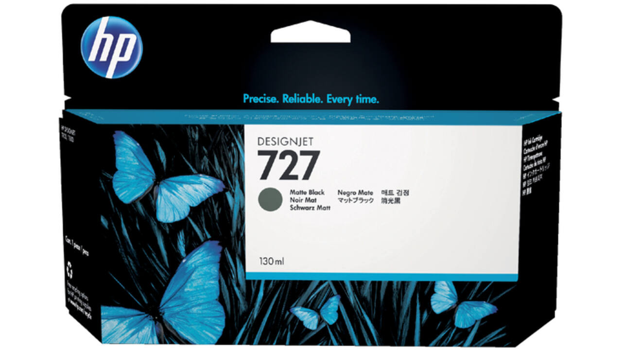 Inktcartridge HP B3P22A 727 mat zwart