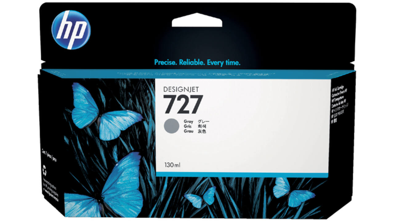 Inktcartridge HP B3P24A 727 grijs