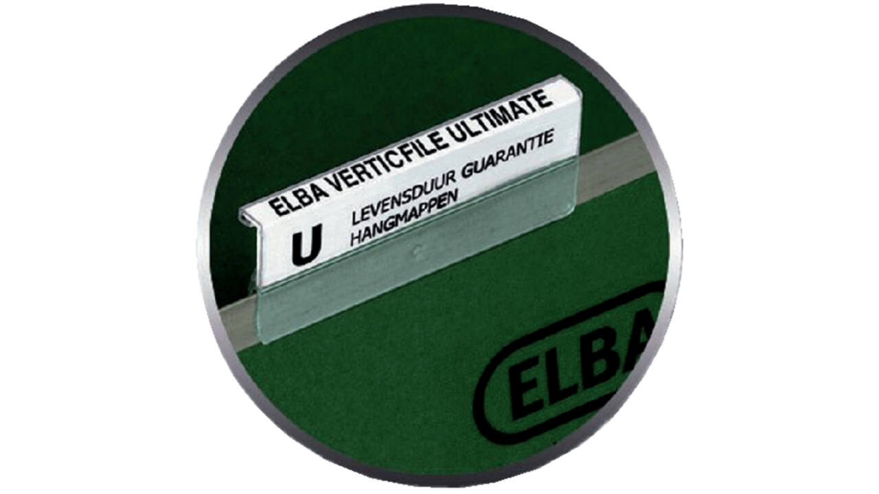 Ruiterstrook tbv Elba Verticfile ruiters 65x16mm wit