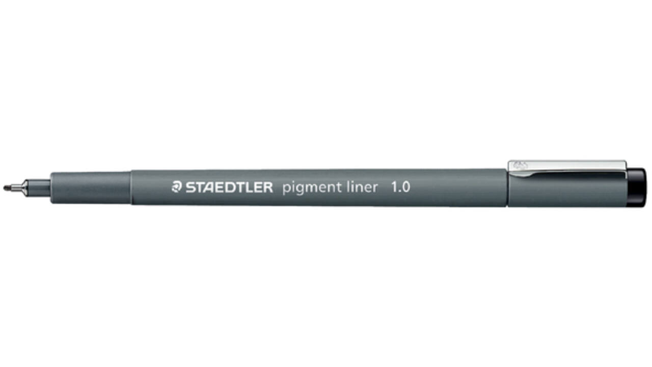 Fineliner Staedtler Pigment 308 zwart 1.0mm