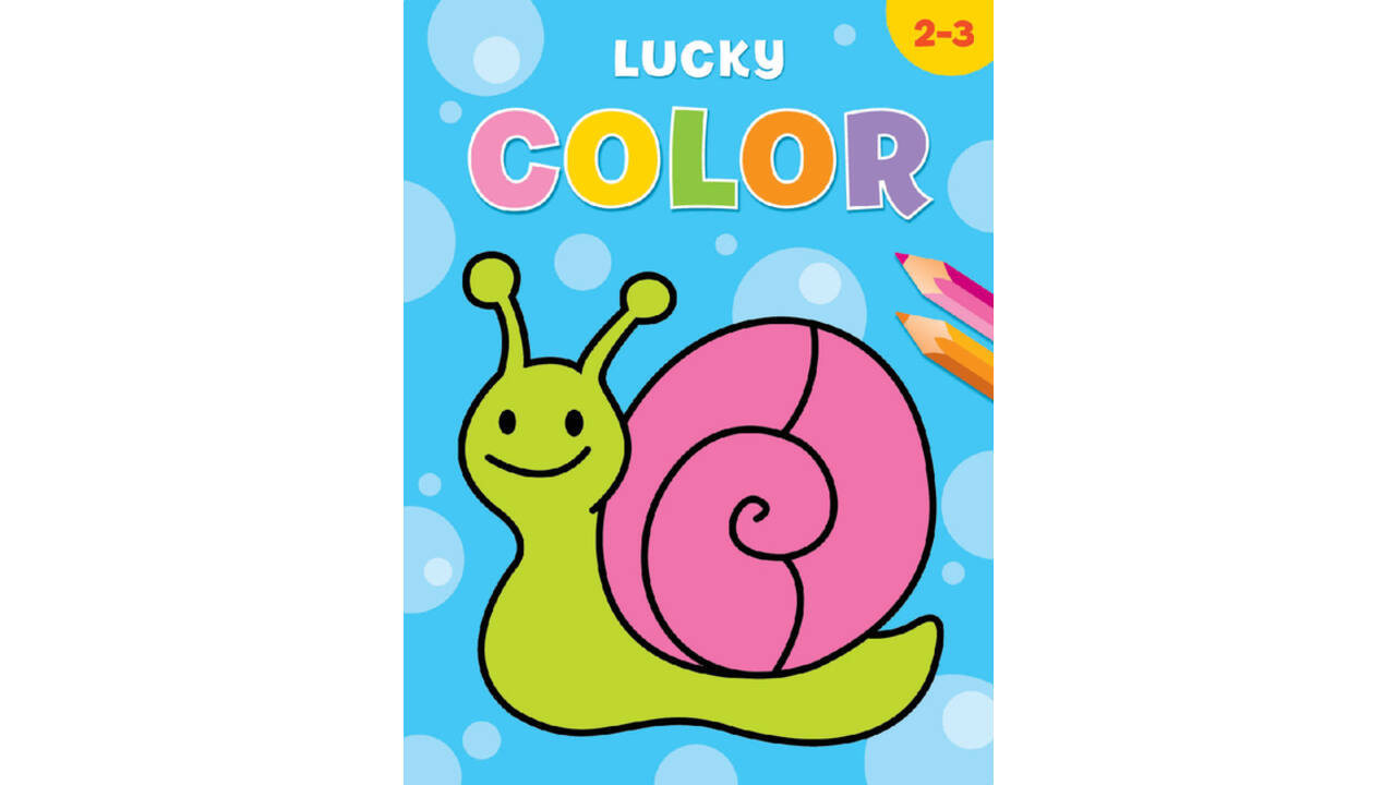 Kleurboek Deltas Lucky color 2-3 jaar