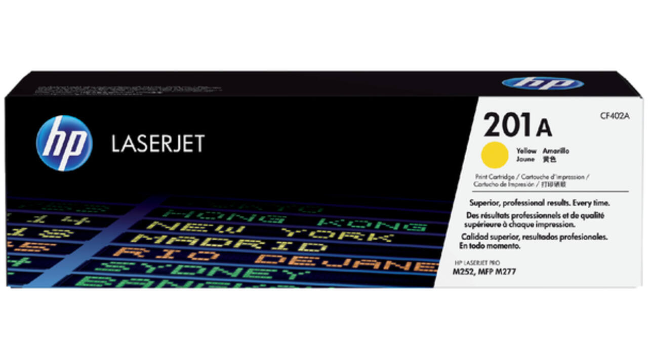 Tonercartridge HP CF402A 201A geel
