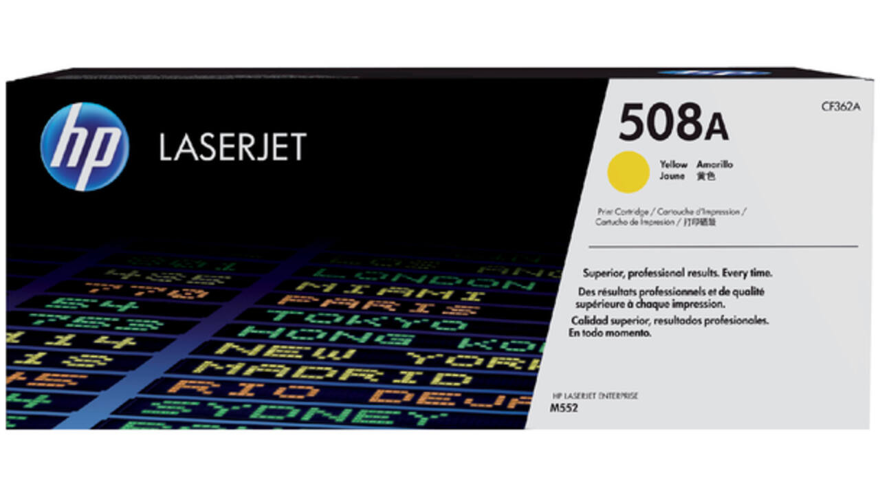 Tonercartridge HP CF362A 508A geel