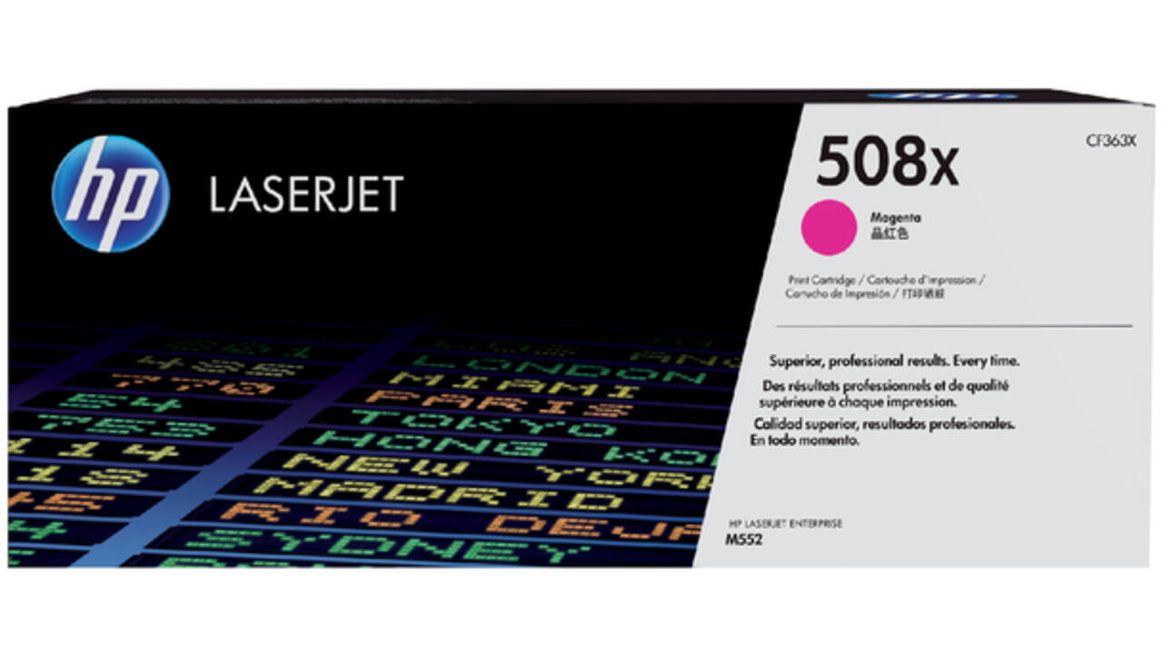 Tonercartridge HP CF363X 508X rood