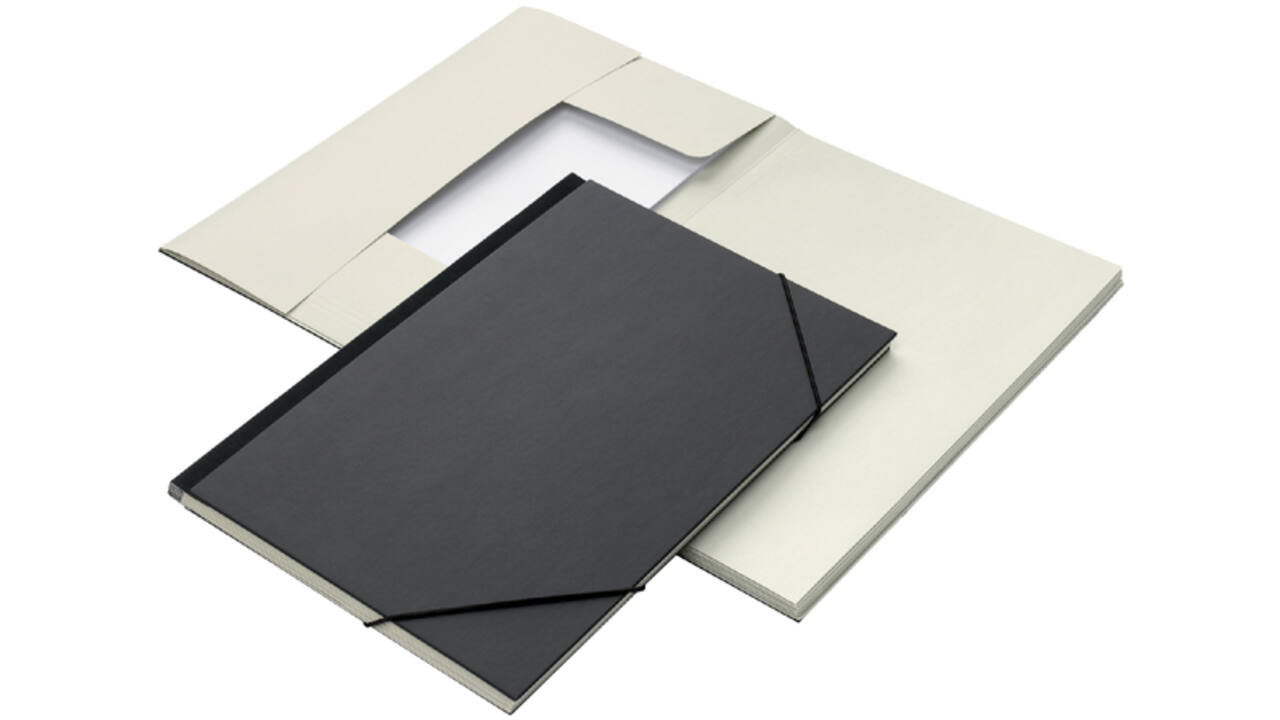 Combinatiemap Jalema folio 6 vakken 240gr zwart