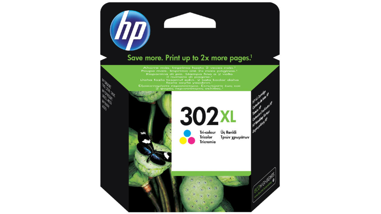 Inktcartridge HP F6U67AE 302XL kleur