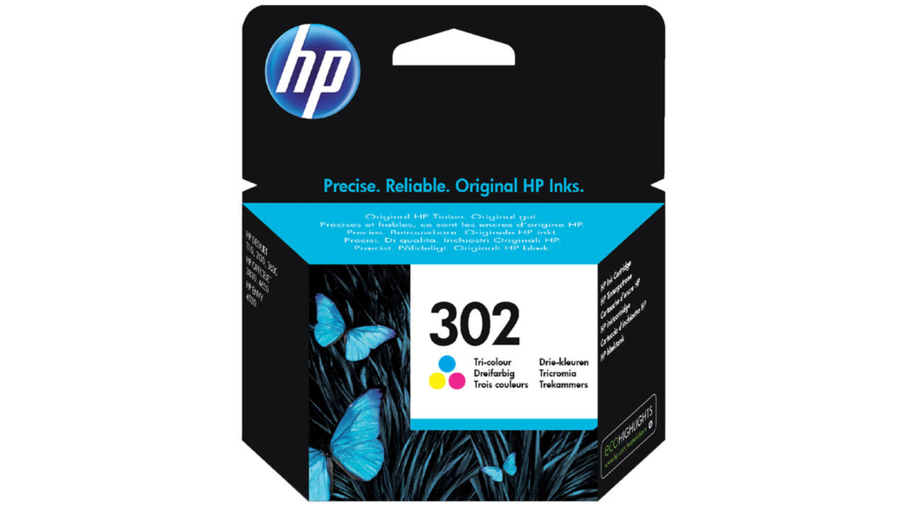 Inktcartridge HP F6U65AE 302 kleur