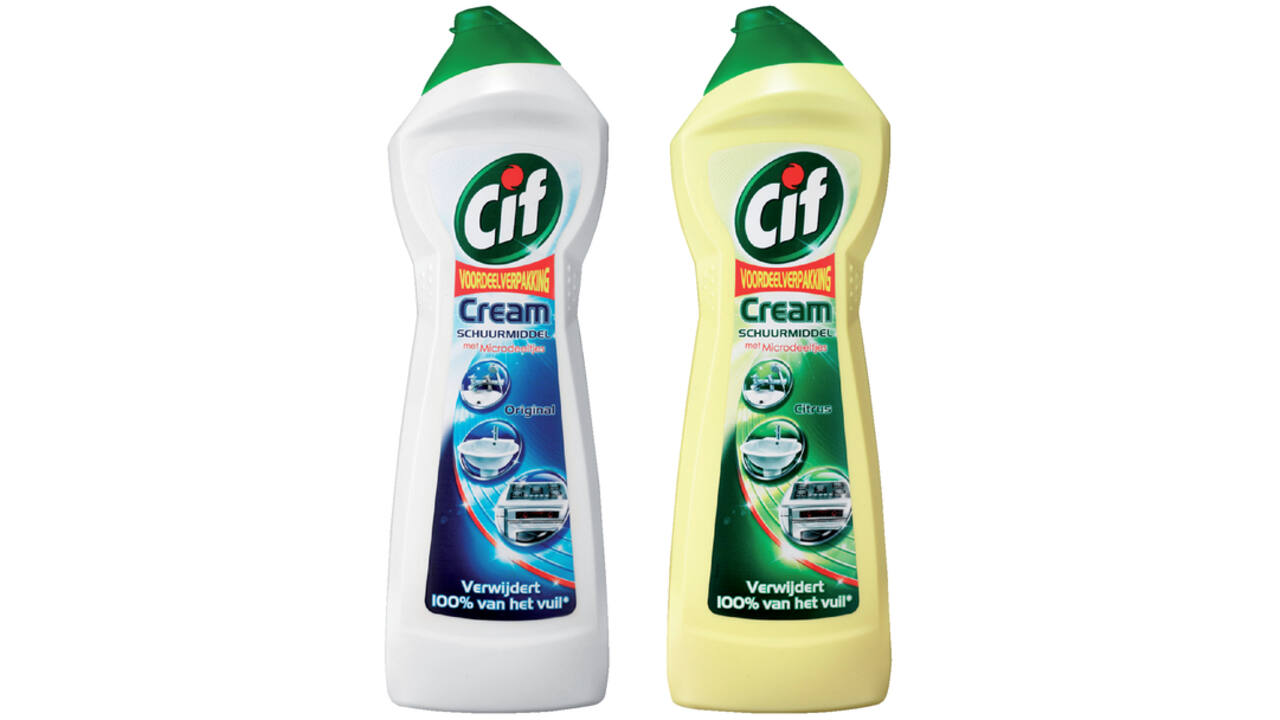 Schuurmiddel Cif citroen 750ml