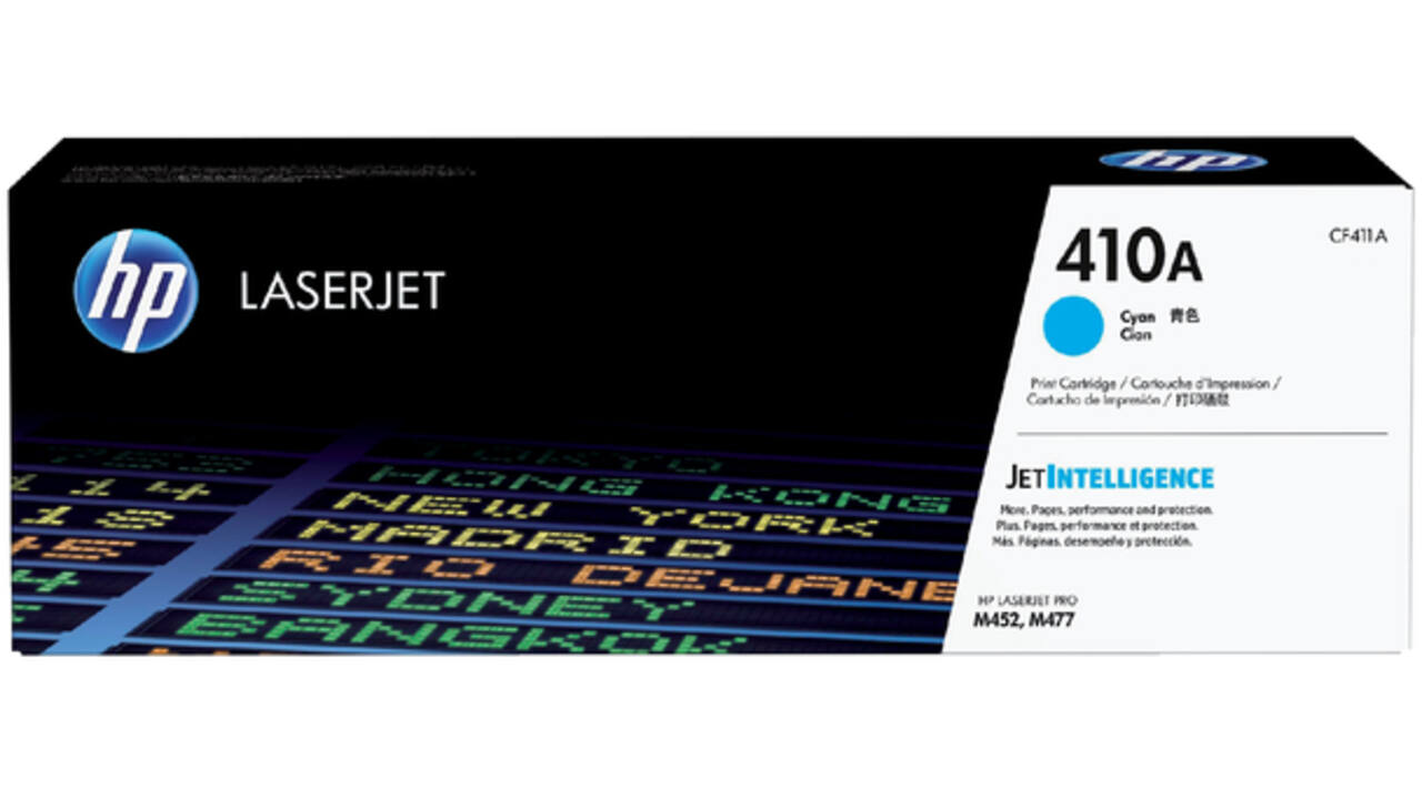 Tonercartridge HP CF411A 410A blauw
