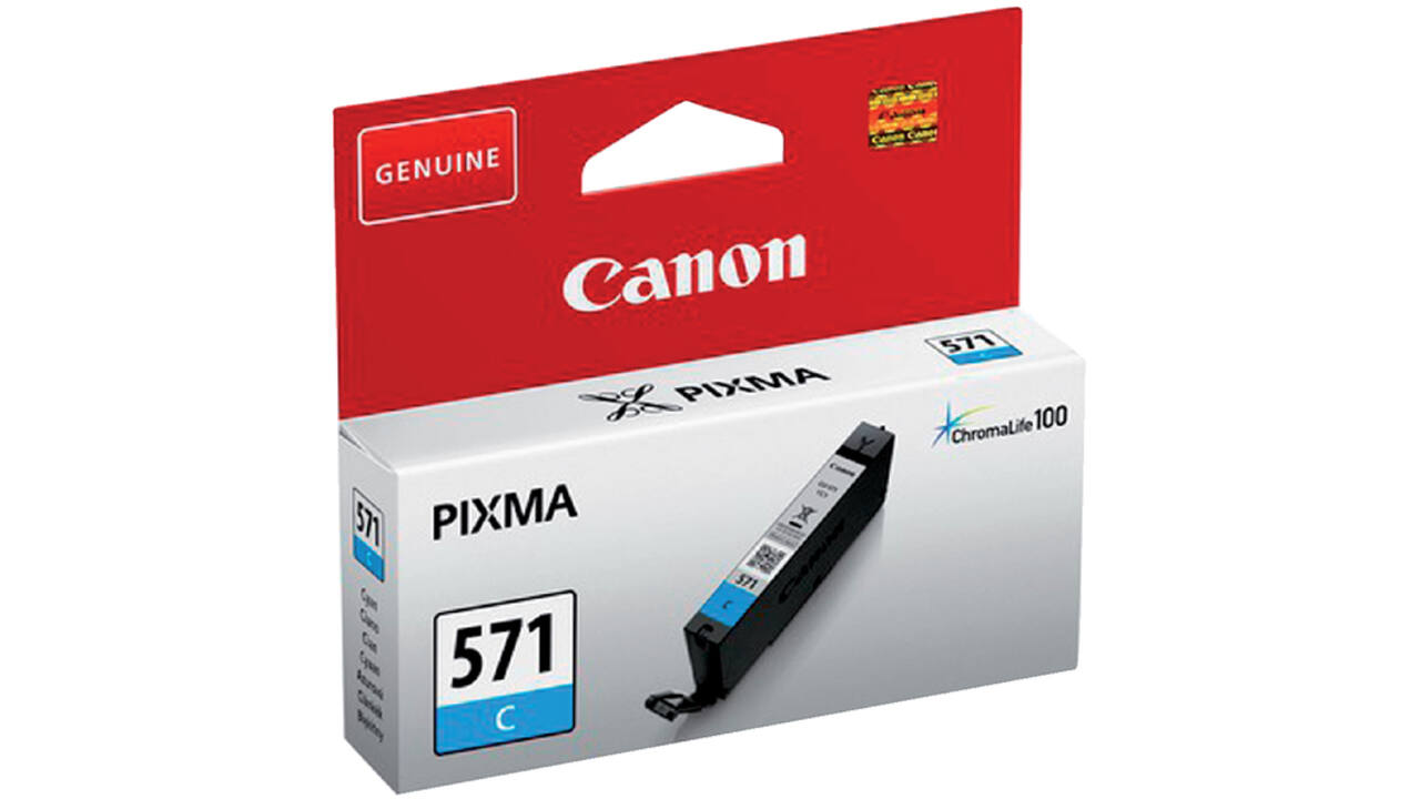Inktcartridge Canon CLI-571 blauw