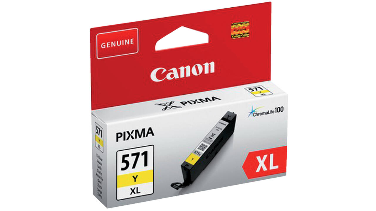 Inktcartridge Canon CLI-571XL geel