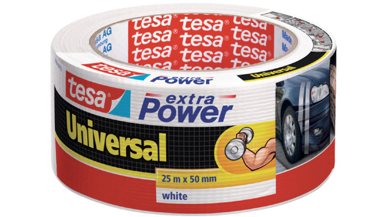 Duct tape tesa® extra Power Universal 25mx50mm wit