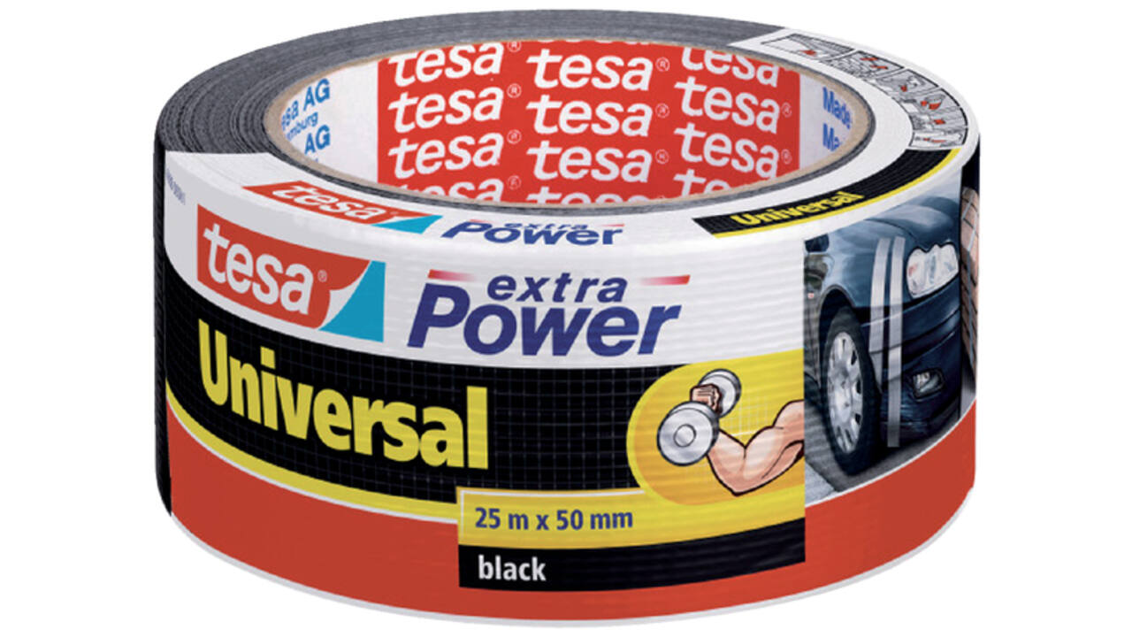 Duct tape tesa® extra Power Universal 25mx50mm zwart