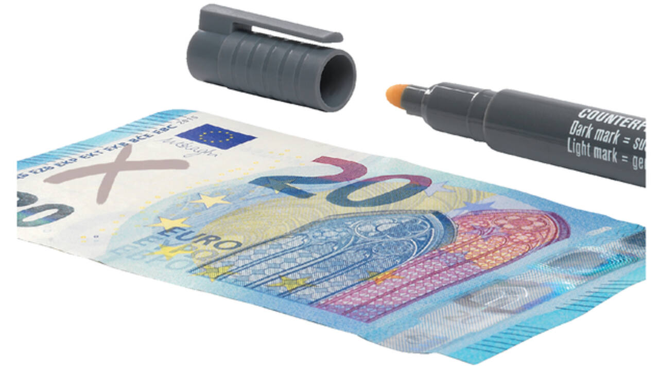 Valsgeld detectiepen Safescan 30 grijs