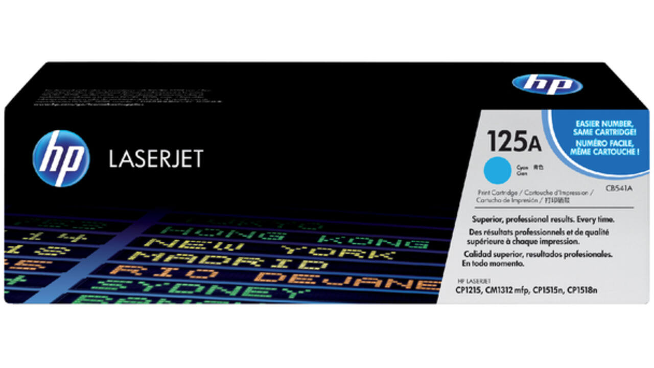 Tonercartridge HP CB541A 125A blauw