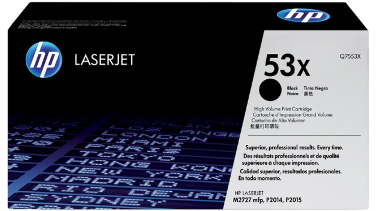 Tonercartridge HP Q7553X 53X zwart