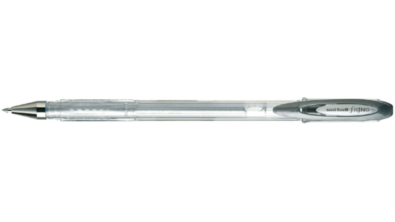 Rollerpen Uni-ball Signo medium metallic zilver